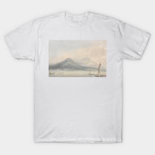 From the Isola Borromena, Lago Maggiore by J.M.W. Turner T-Shirt